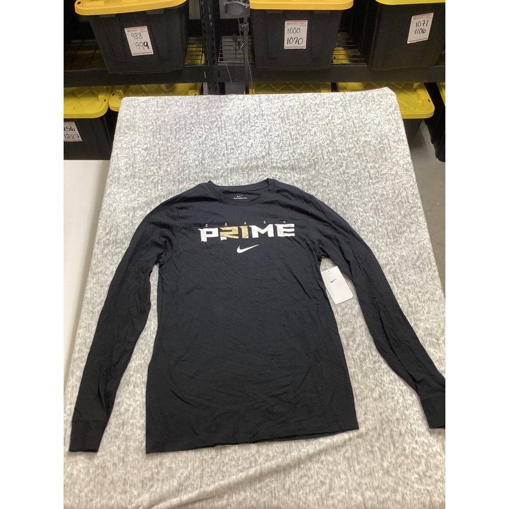 Nike Coach Prime Deion‎ Sanders Long Sleeve Graphic T-Shirt M12333 Mens S